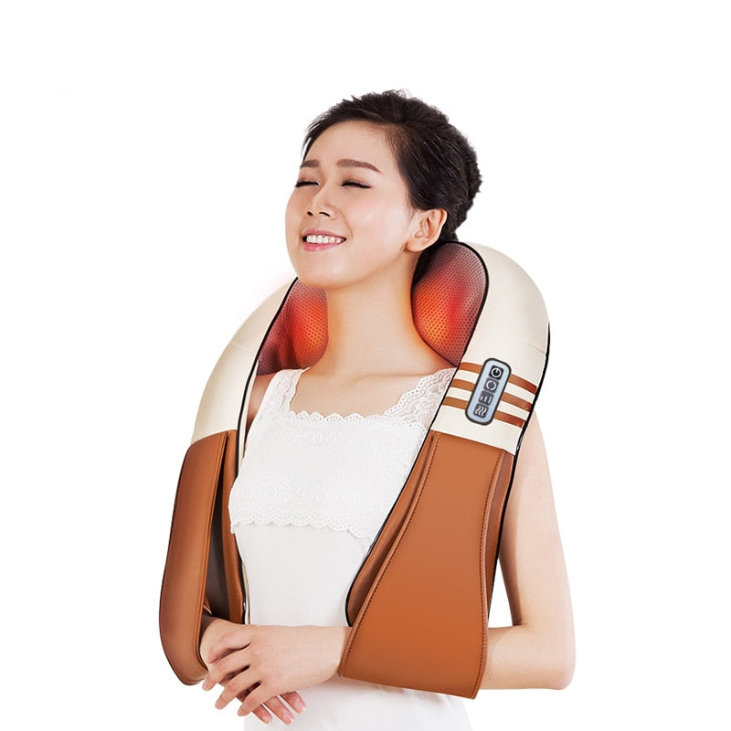 Masseur Cervical Électrique Chauffant en Forme de U