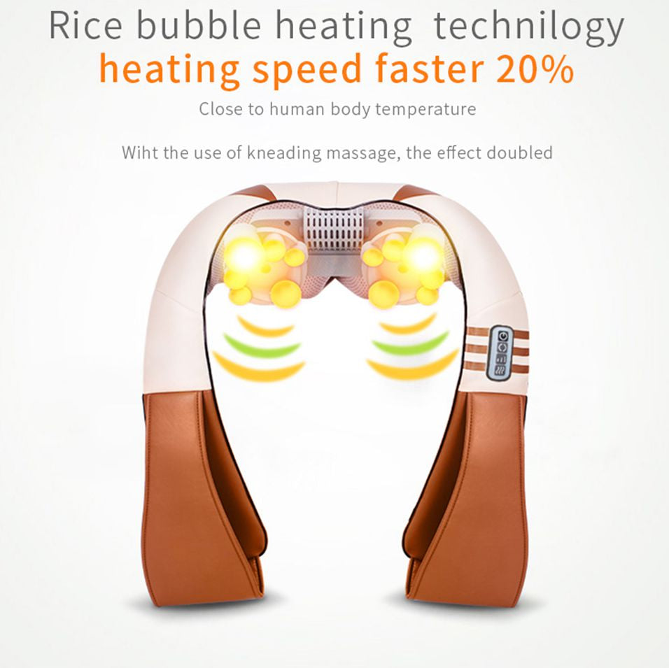 Masseur Cervical Électrique Chauffant en Forme de U