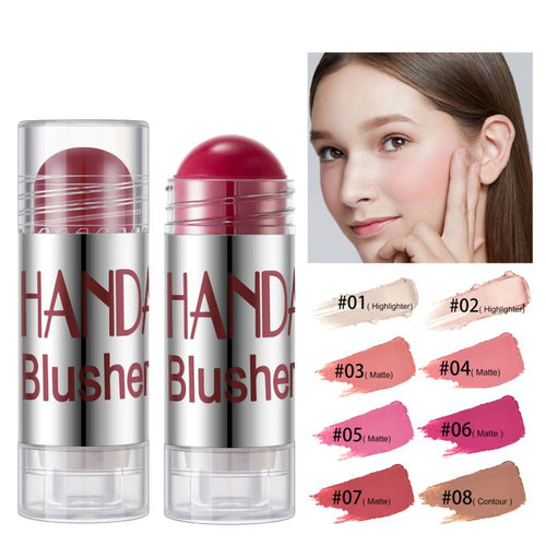 Blush Stick Crème & Highlighter - Bonne Mine Longue Tenue 8 Teintes - Tout & Co