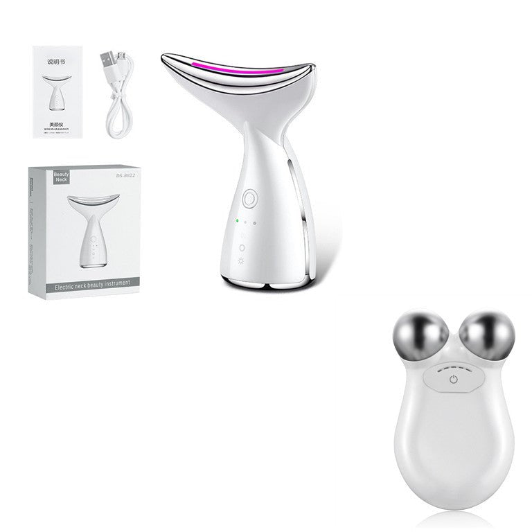 Appareil EMS Lifting Cou & Visage - Photothérapie LED 3 Couleurs - Tout & Co