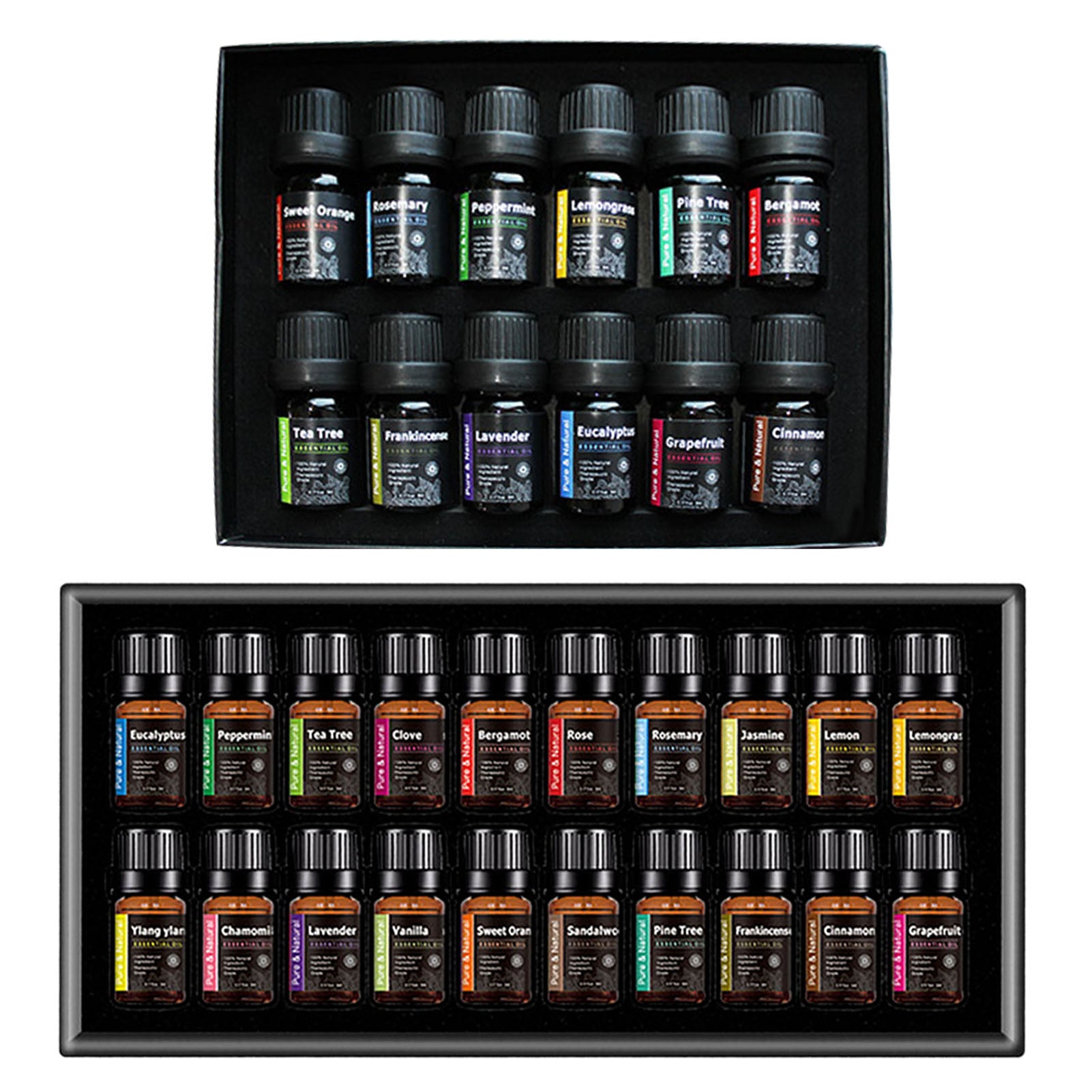 Coffret 14 Huiles Essentielles Aromathérapie - Relaxation & Bien - Être 10ml - Tout & Co